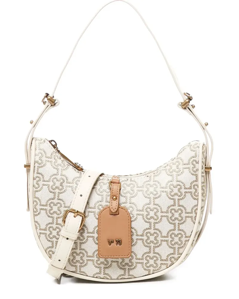 V°73 Schultertasche mit Monogramm - Nude Nude