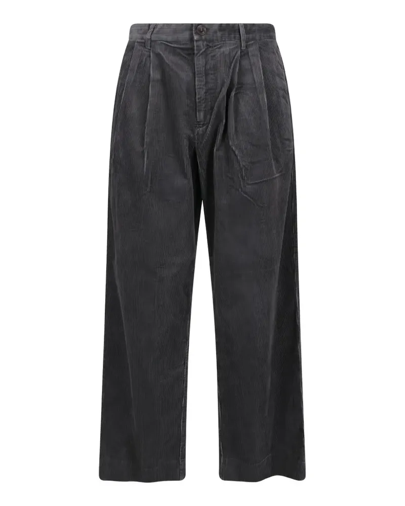 Paul Smith pleated corduroy trousers - Grau Grau