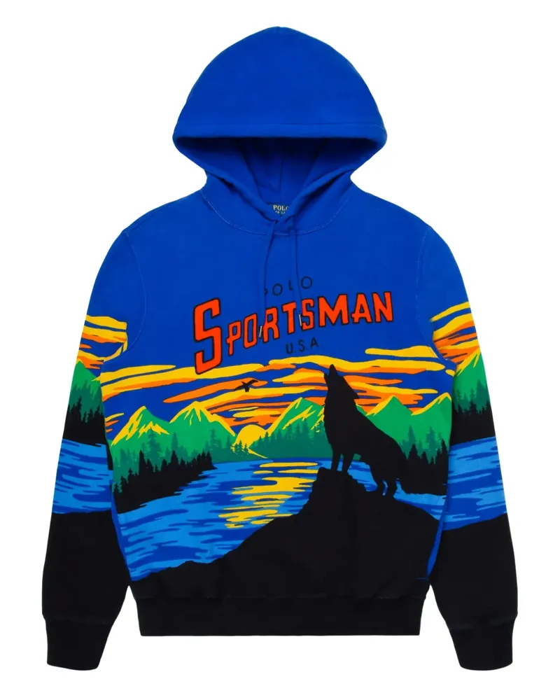 Ralph Lauren Sportsman Hoodie - Blau Blau