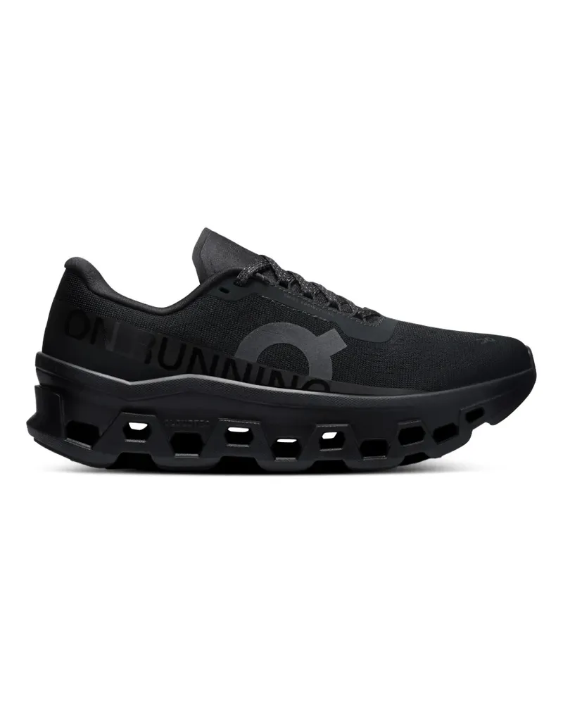 ON Cloudmster Sneakers mit Logo - Schwarz Schwarz
