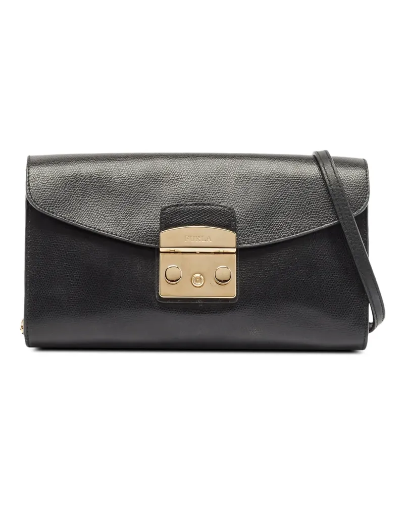 Furla Metropolis Umhängetasche - Schwarz Schwarz