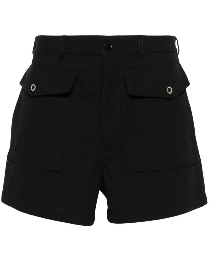 Acne Studios Twill-Shorts - Schwarz Schwarz