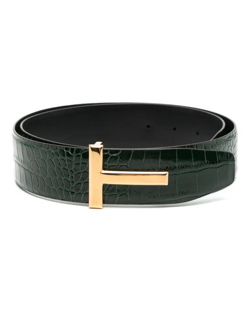 Tom Ford T Icon Gürtel - Grün Grün