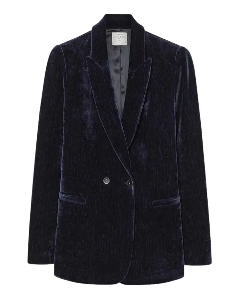 forte_forte double-breasted blazer - Blau Blau