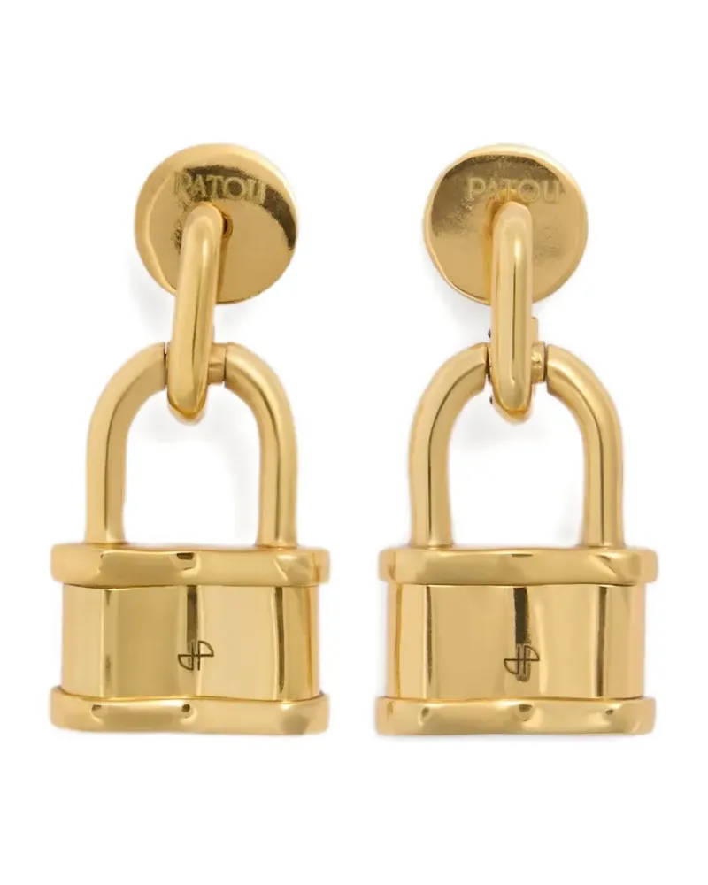 Patou Mini Ohrringe mit Schloss - Gold Gold