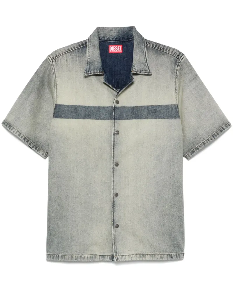 Diesel D-Nabil Hemd - Blau Blau