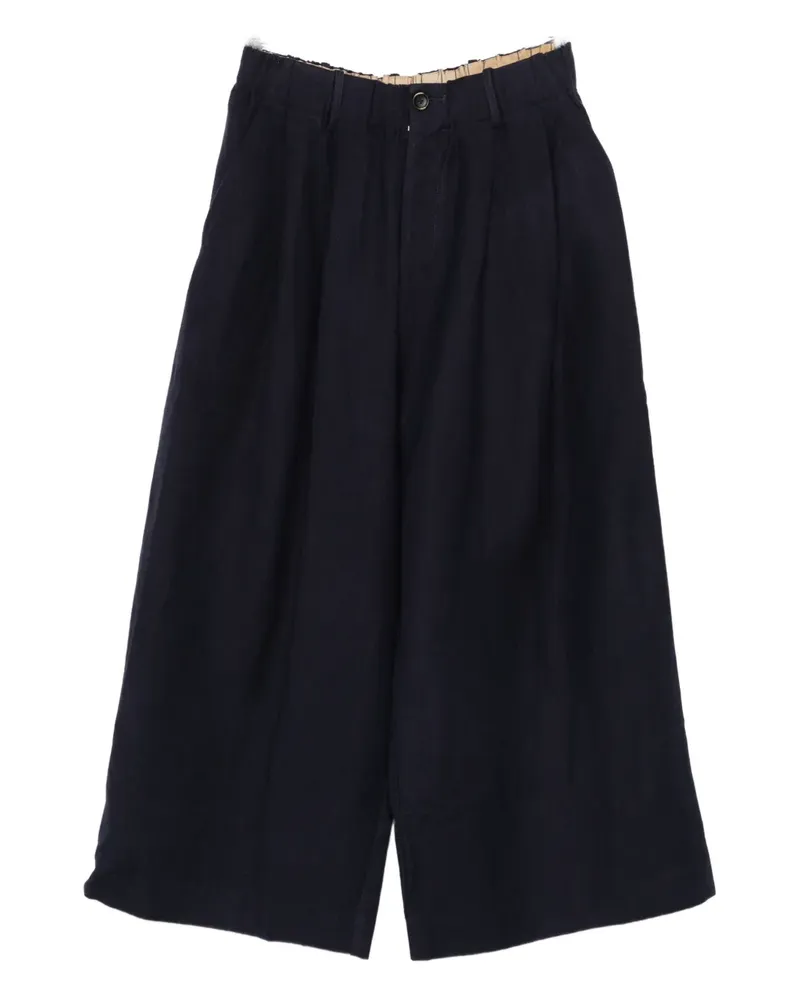Uma Wang pleated trousers - Blau Blau