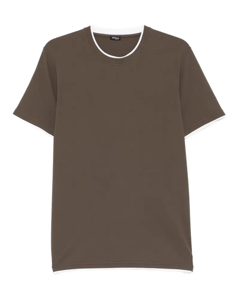 Kiton crew-neck T-shirt - Braun Braun