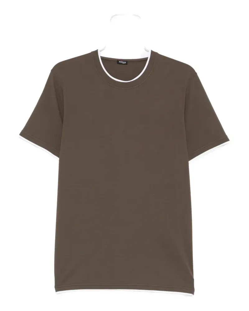 Kiton crew-neck T-shirt - Braun Braun