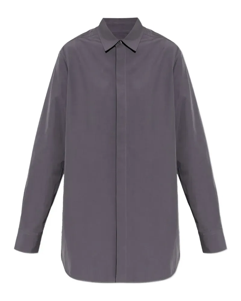 Jil Sander Hemd mit fallendem Rücken - Grau Grau