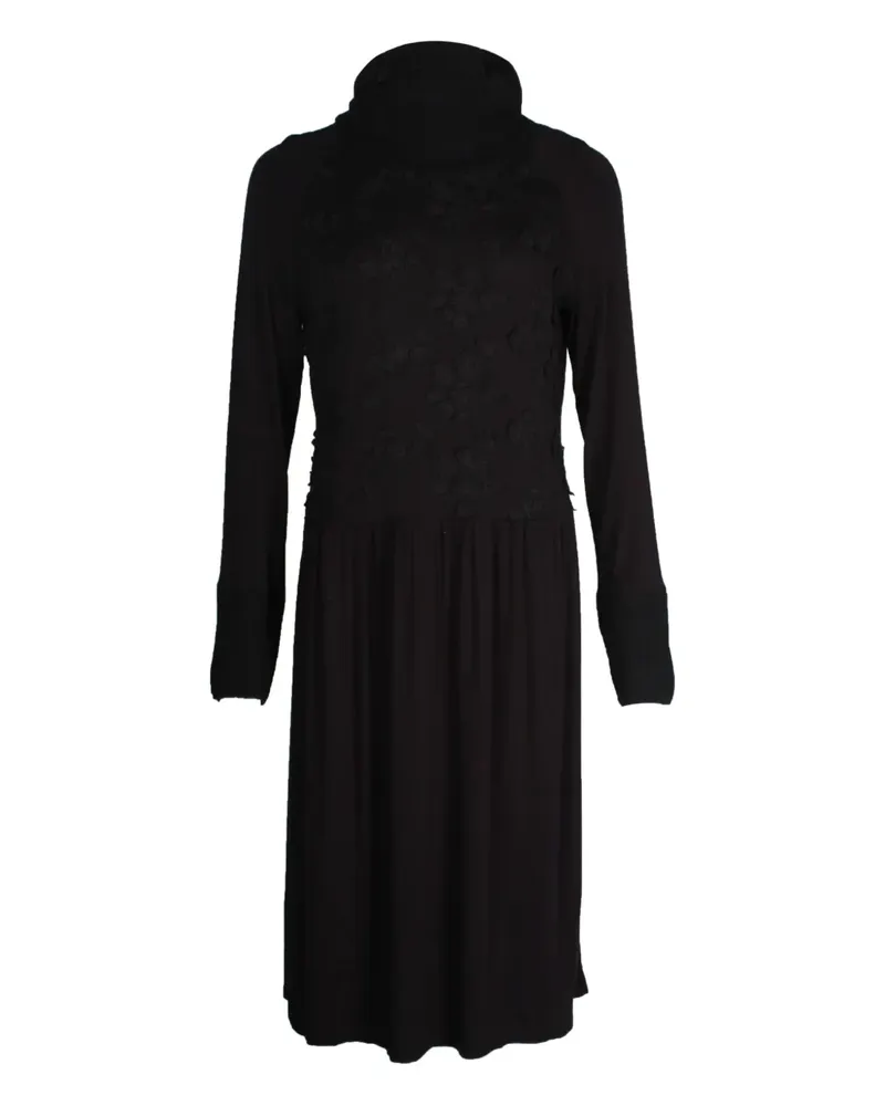 Max Mara floral embroidered midi dress - Schwarz Schwarz