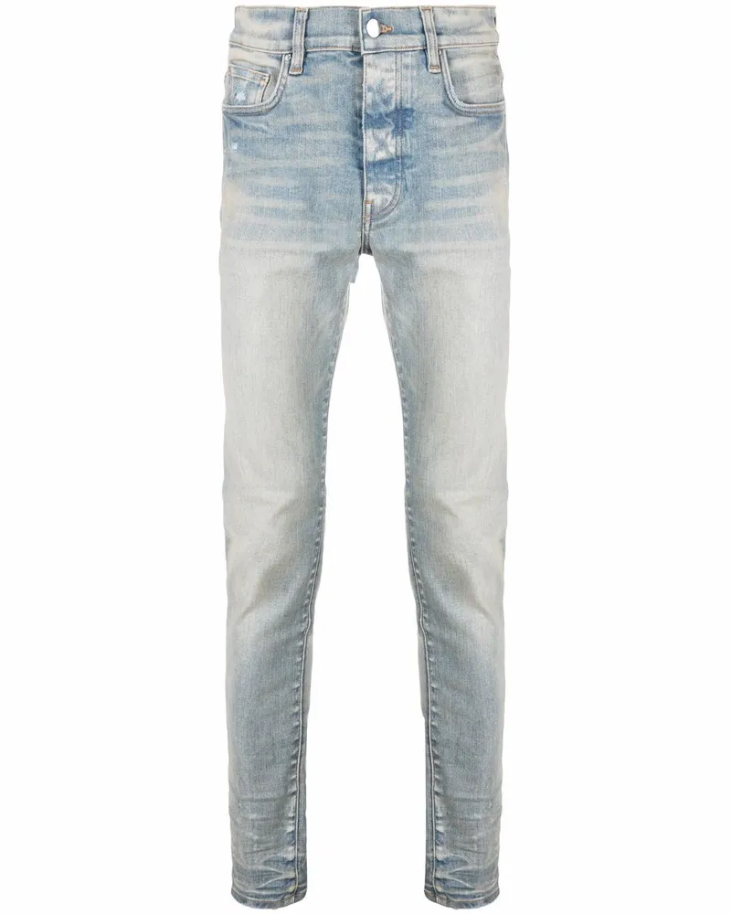 Amiri Skinny-Jeans mit Stone-Wash-Effekt - Blau Blau