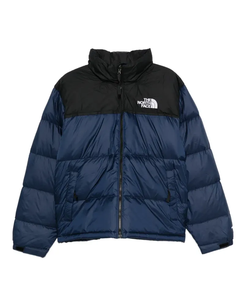 The North Face Wattierte Jacke mit schwarzen Einsätzen - Blau Blau