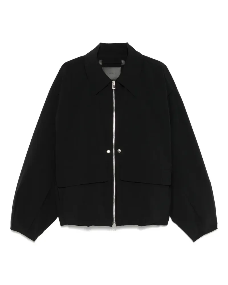 SONGZIO Jacke mit Faltendetail - Schwarz Schwarz
