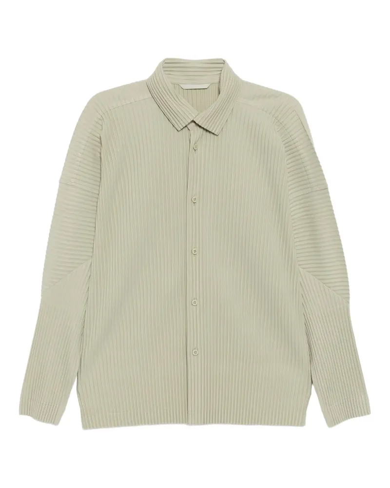 Issey Miyake MC: October perforated shirt - Grün Grün