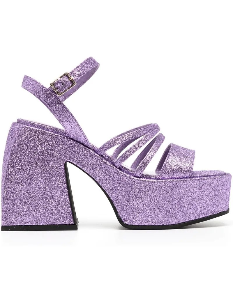 NODALETO Pumps mit Plateau - Violett Violett