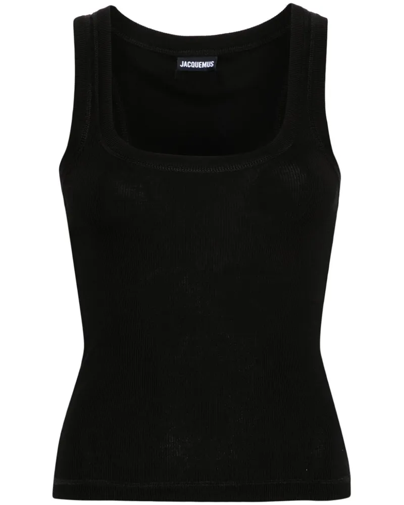 Jacquemus Le Debardeur Tanktop - Schwarz Schwarz