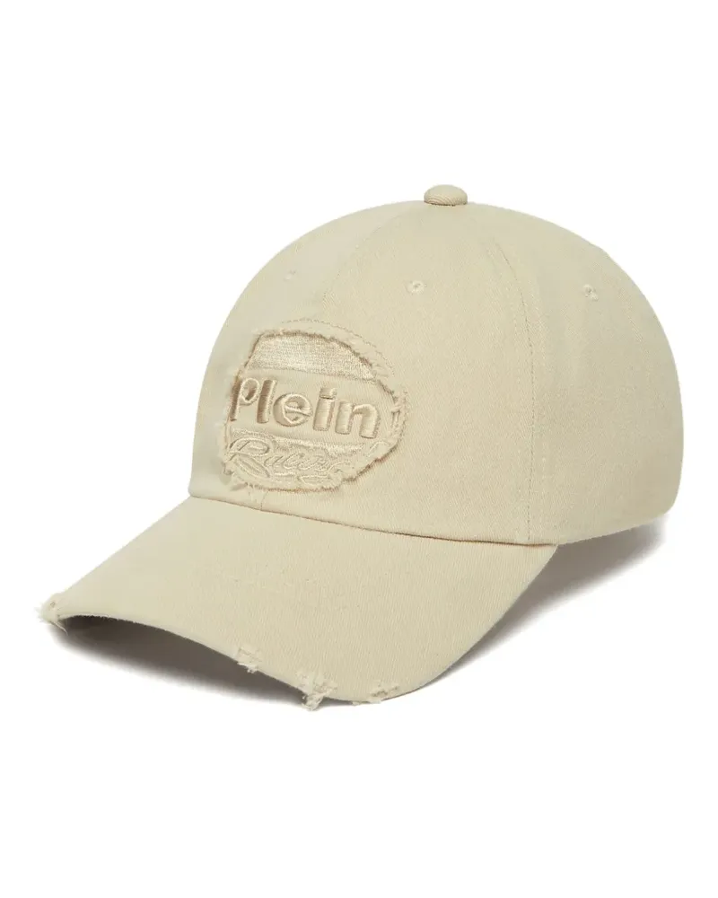 Philipp Plein Baseballkappe mit Logo-Stickerei - Nude Nude