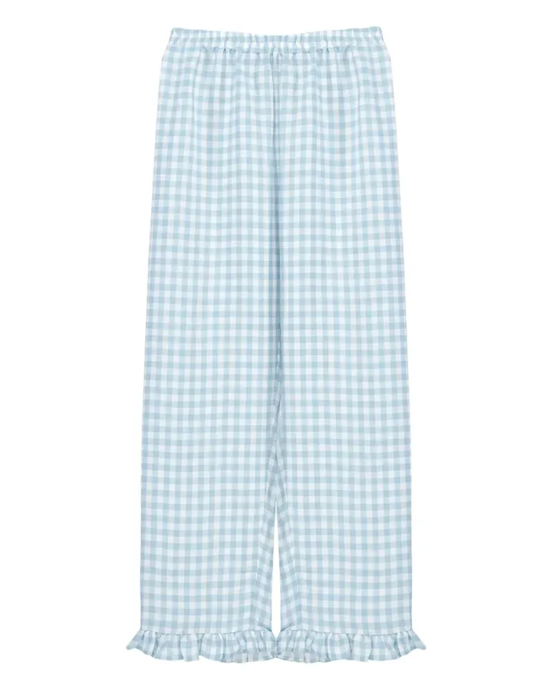 SLEEPER Hose aus Leinengemisch - Blau Blau