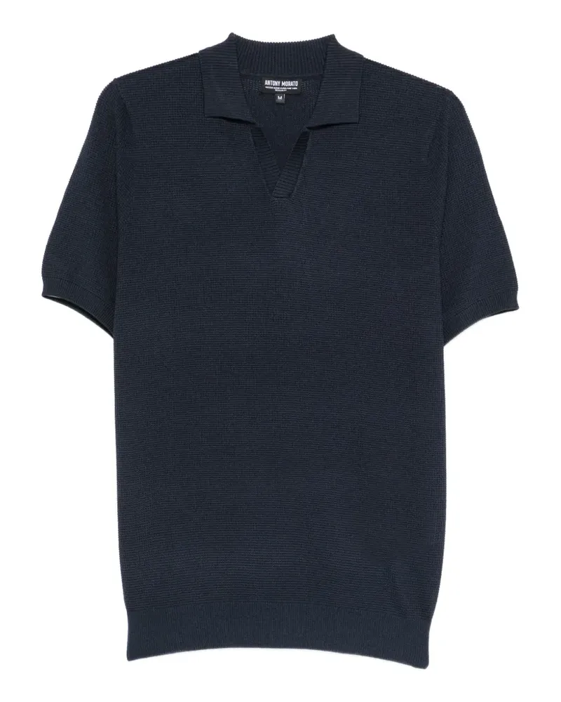 Antony Morato T-Shirt mit V-Ausschnitt - Blau Blau