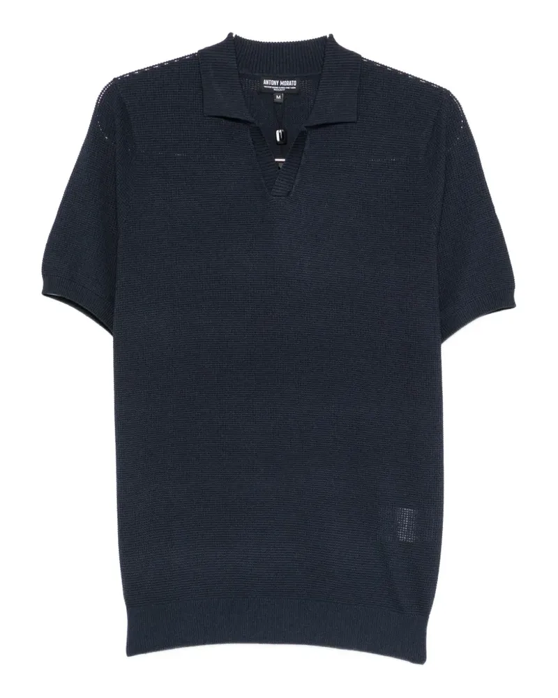 Antony Morato V-neck short-sleeve T-shirt - Blau Blau