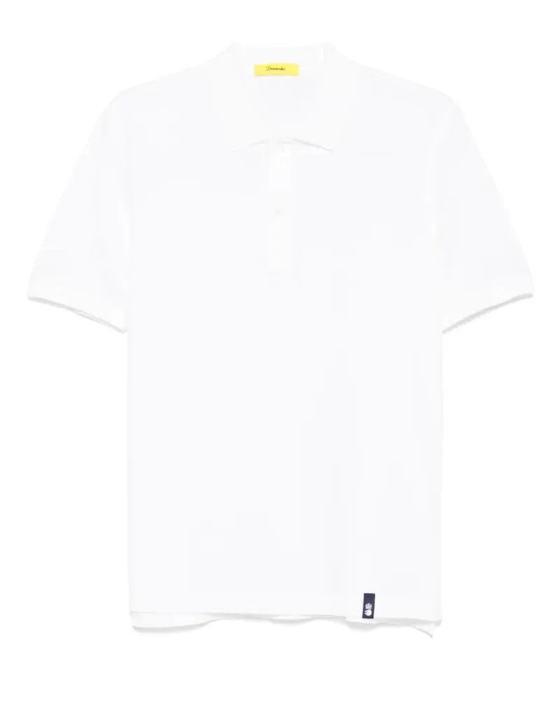 Drumohr  Poloshirt mit Logo-Detail - Weiß Weiß