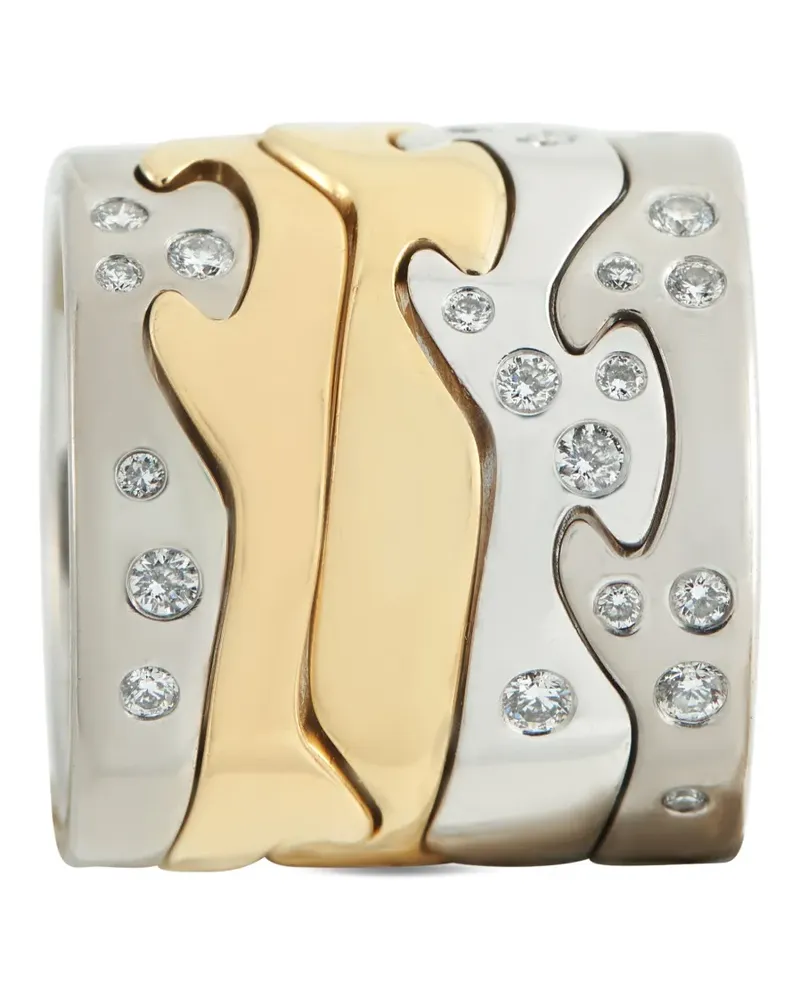 Georg Jensen Fusion diamond ring - Silber Silber