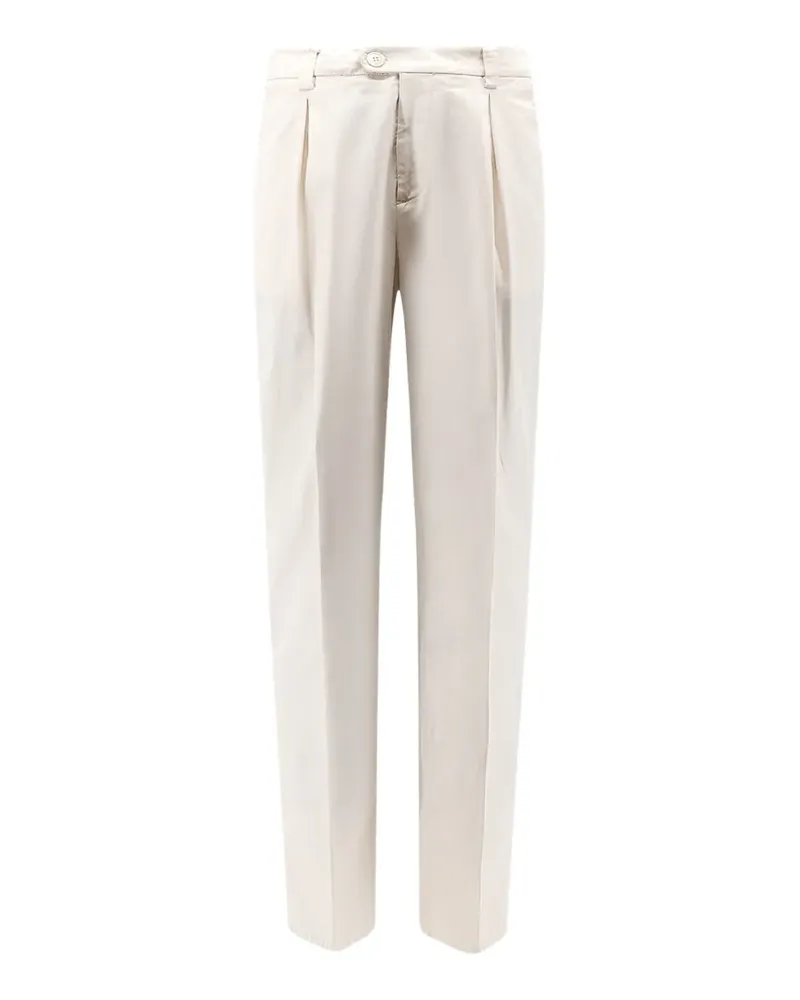 Brunello Cucinelli pressed-crease trousers - Nude Nude