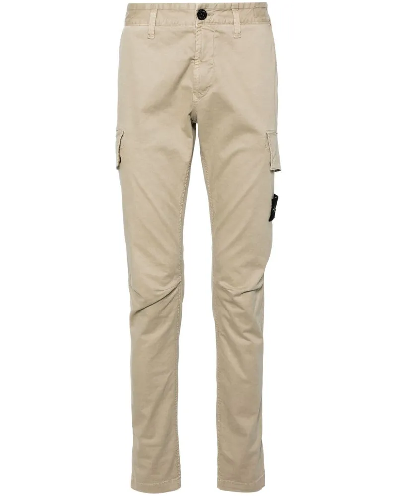 Stone Island Hoose Tapered-Cargohose - Nude Nude
