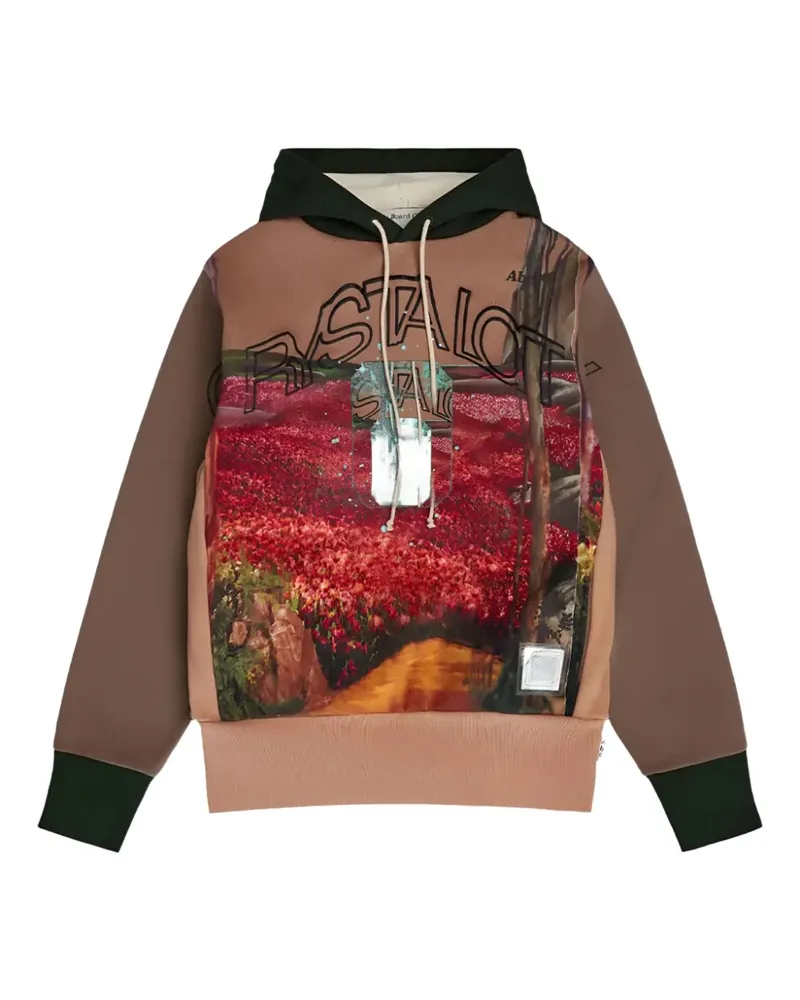 Abc. Hoodie mit grafischem Print - Braun Braun