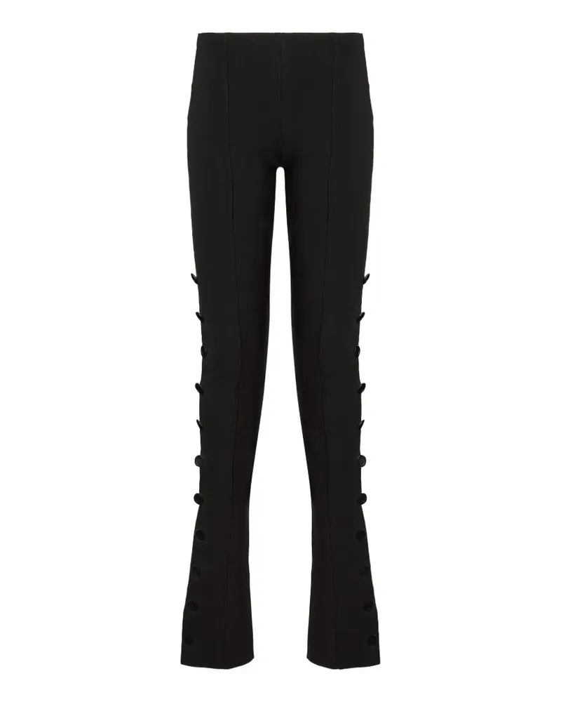 Proenza Schouler Martina Hose aus kompakter Stretch-Viskose - Schwarz Schwarz