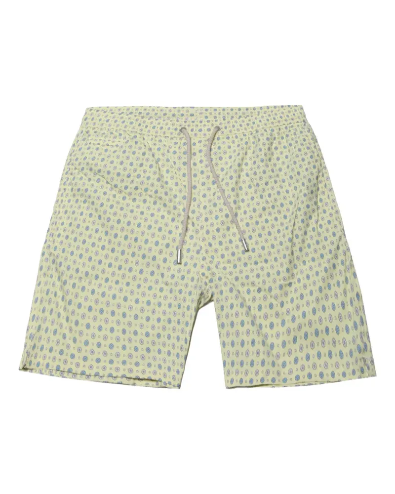 MC2 Saint Barth floral-print drawstring swim shorts - Grün Grün