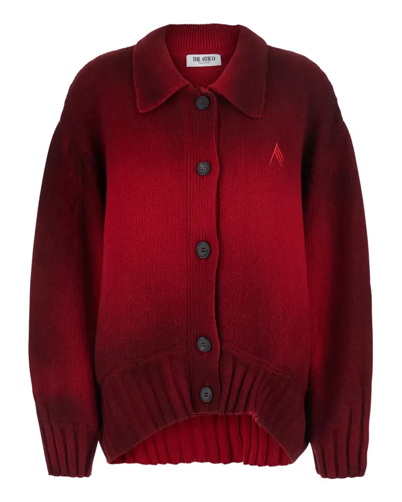 ATTICO roter Cardigan Rot