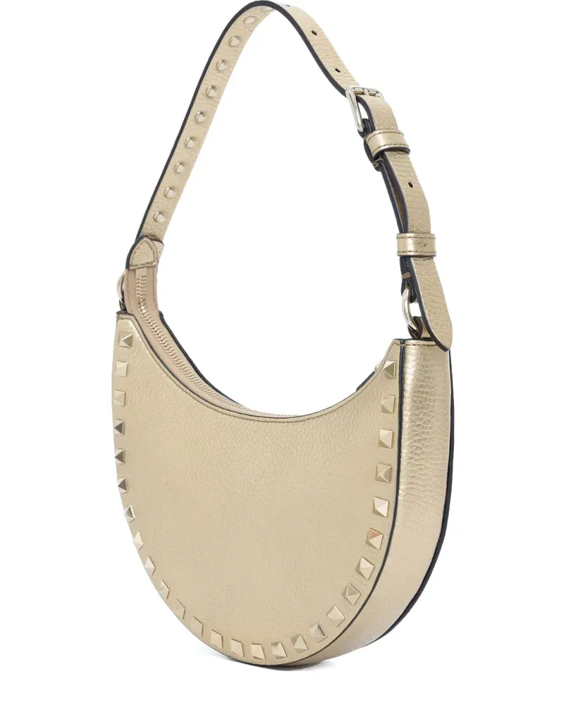 Valentino Garavani Rockstud Schultertasche - Gold Gold