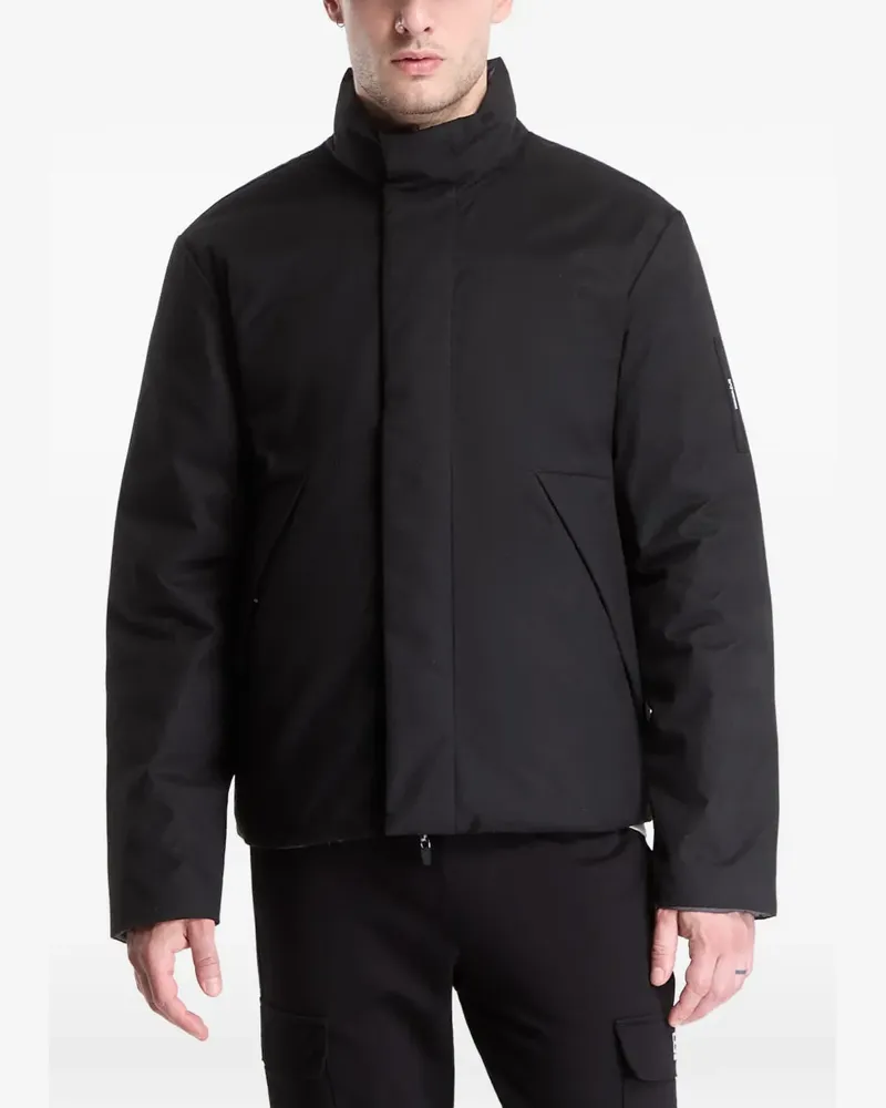 EA7 reversible padded jacket - Schwarz Schwarz