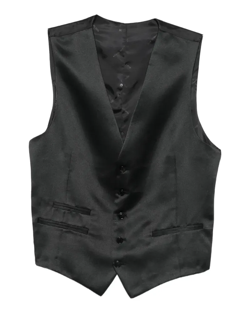Manuel Ritz single-breasted waistcoat - Schwarz Schwarz