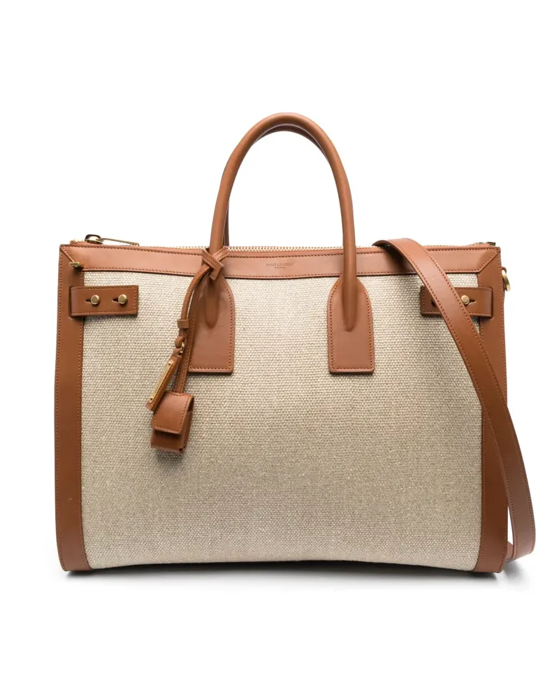 Saint Laurent Großer Sac de Jour Shopper - Nude Nude