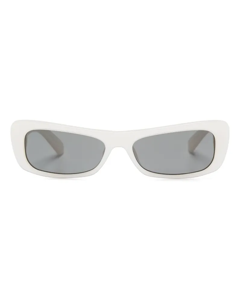 Jacquemus Capri Sonnenbrille - Weiß Weiß