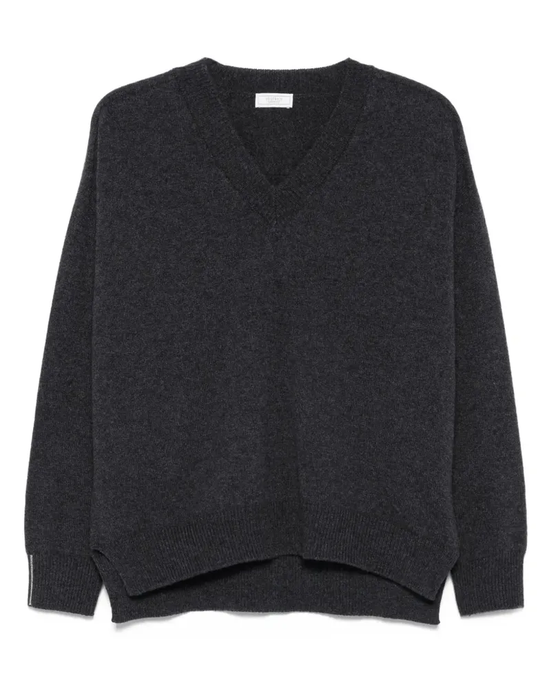 Peserico Pullover mit V-Ausschnitt - Grau Grau