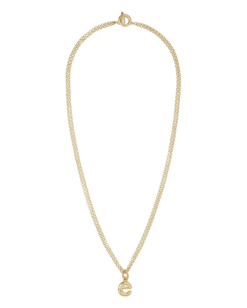 Roxanne Assoulin The Puffy Initial Halskette - Gold Gold
