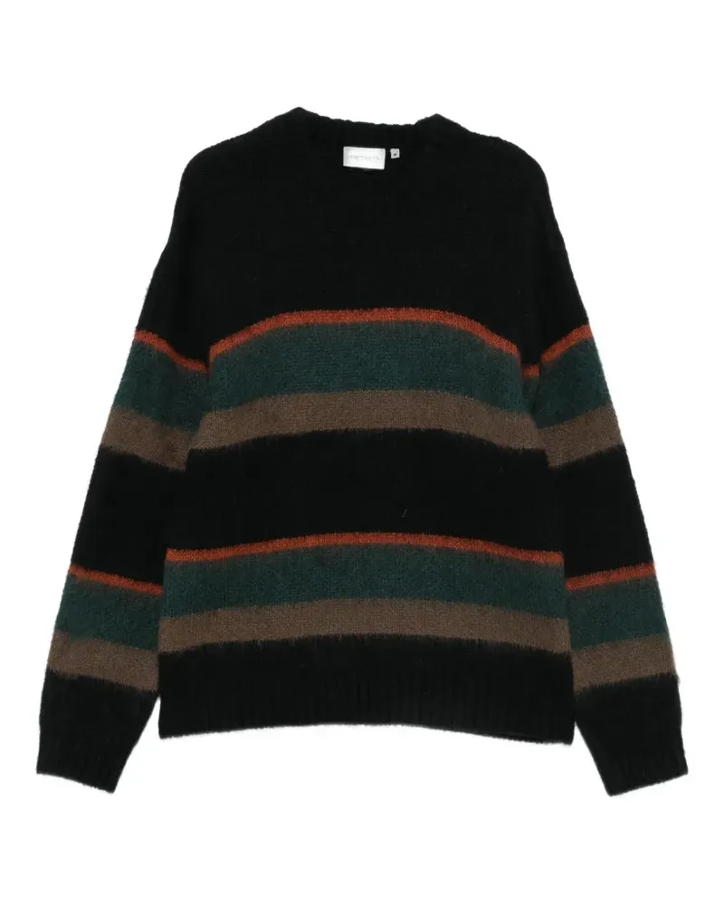Carhartt WIP Gestreifter Pullover - Schwarz Schwarz