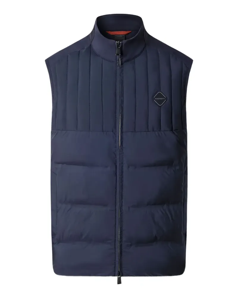 Hackett Weste mit Stehkragen - Blau Blau