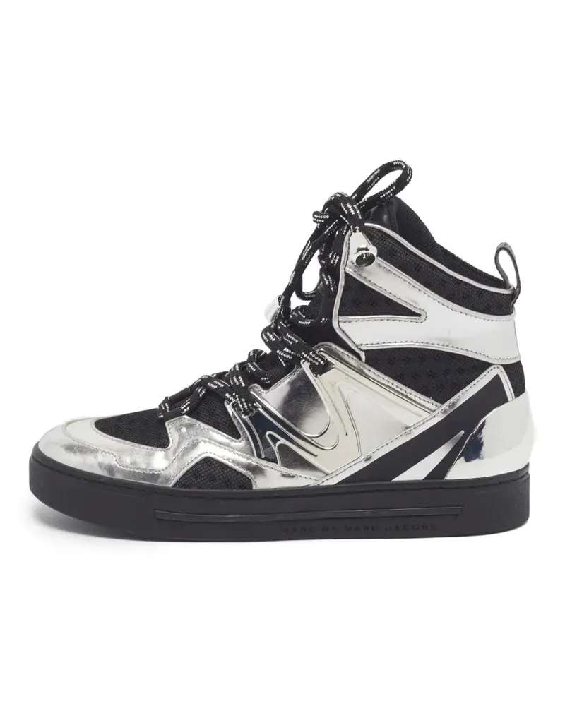 Marc Jacobs Ninja Wave High-Top-Sneakers - Silber Silber