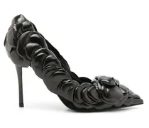 Rose Stiletto-Pumps - Schwarz