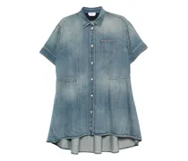 Jeanskleid mit kurzen Ärmeln - Blau