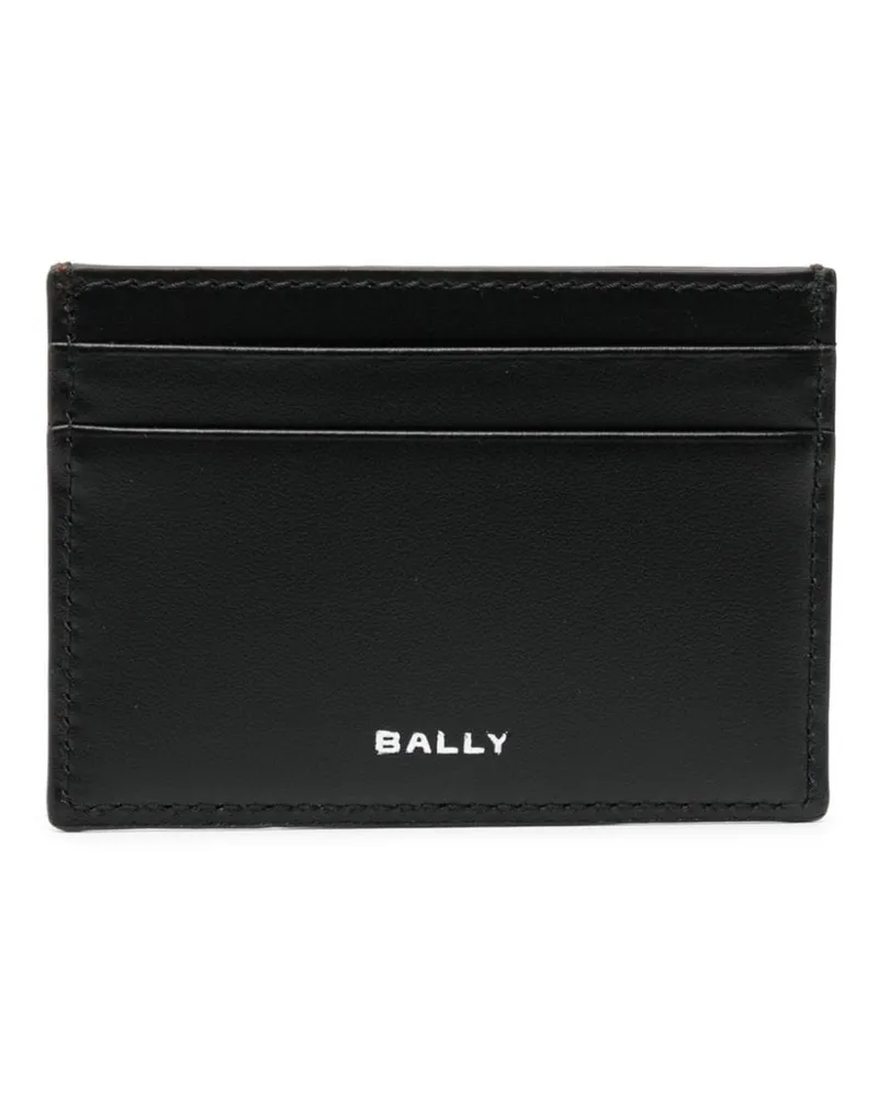 Bally Kartenetui mit Streifendetail - Braun Braun