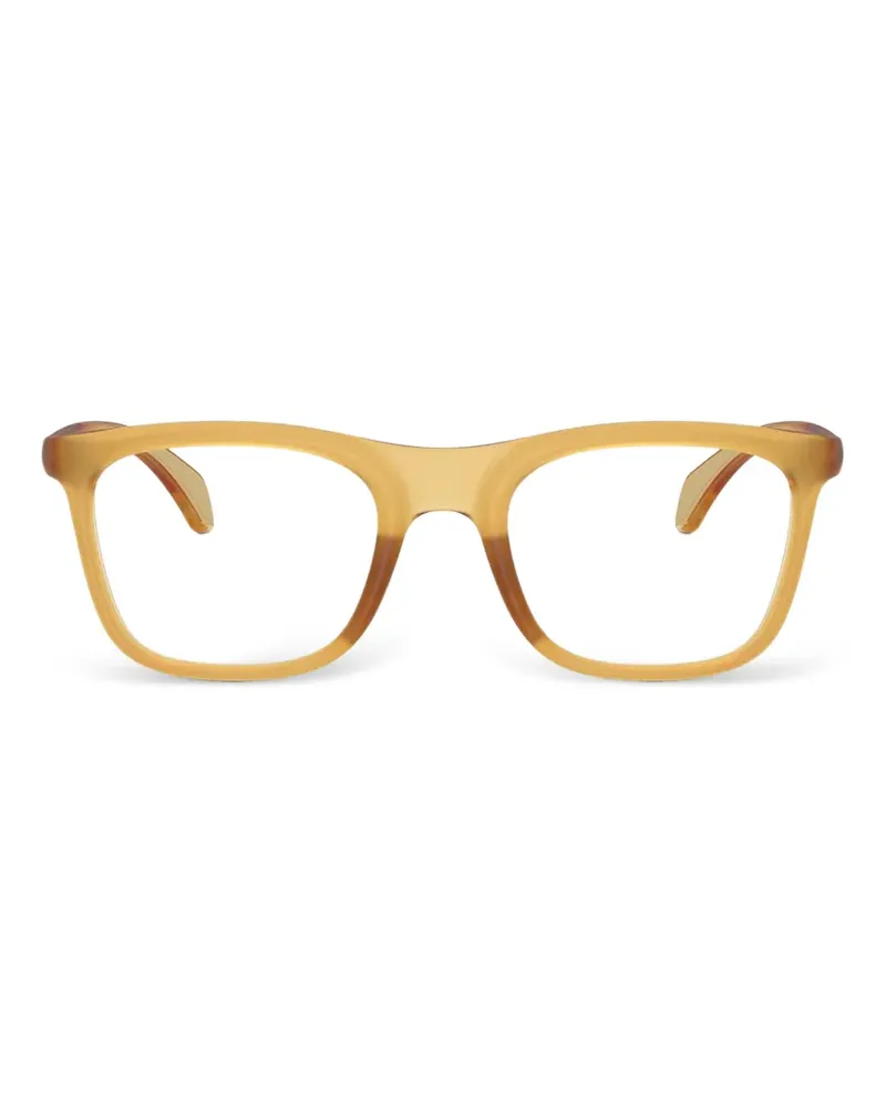 Moncler Sonnenbrille mit eckigem Gestell - Nude Nude