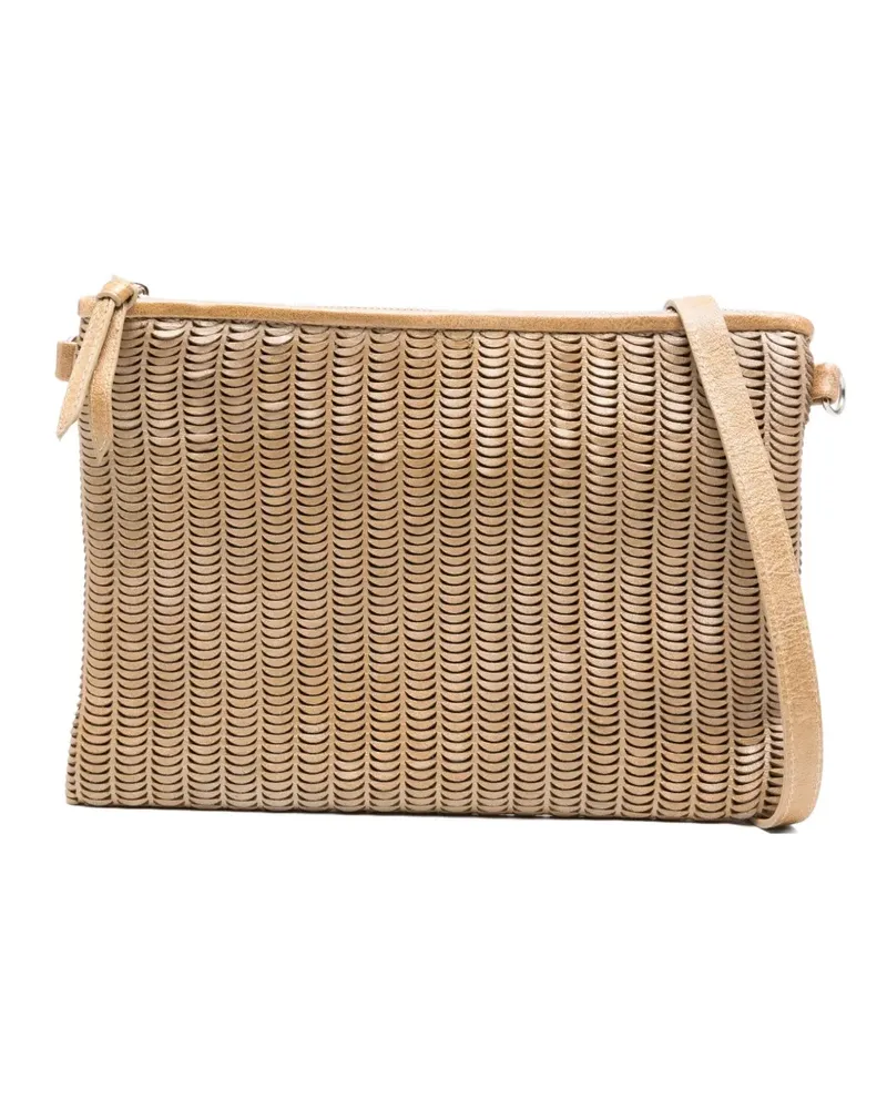 Reptile's House Gewebte Satchel-Tasche - Nude Nude