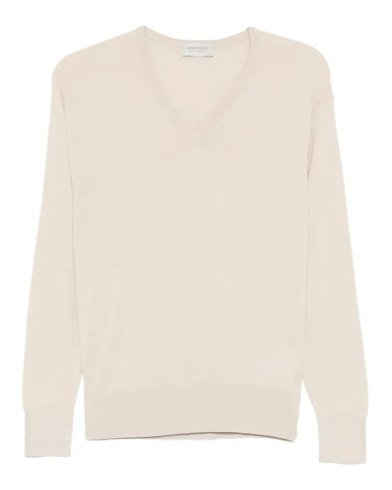 John Smedley Anne V-neck sweater - Nude Nude