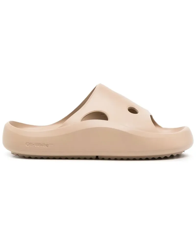 OFF-WHITE Pantoletten mit Meteor-Cut-Outs - Nude Nude